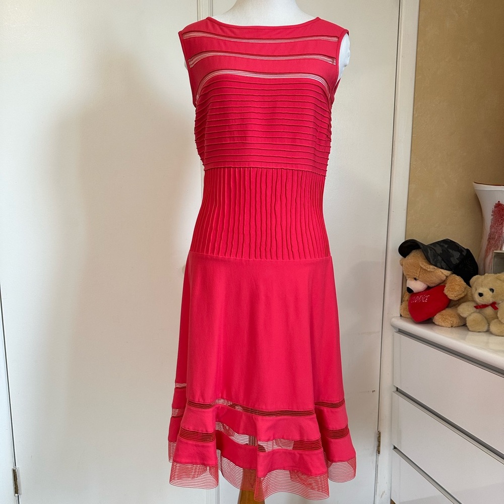 Tadashi Shoji Red Sleeveless Dress